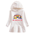 Children's hooded sweatshirt dress cartoon