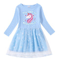 Girl's cotton printed cartoon dress