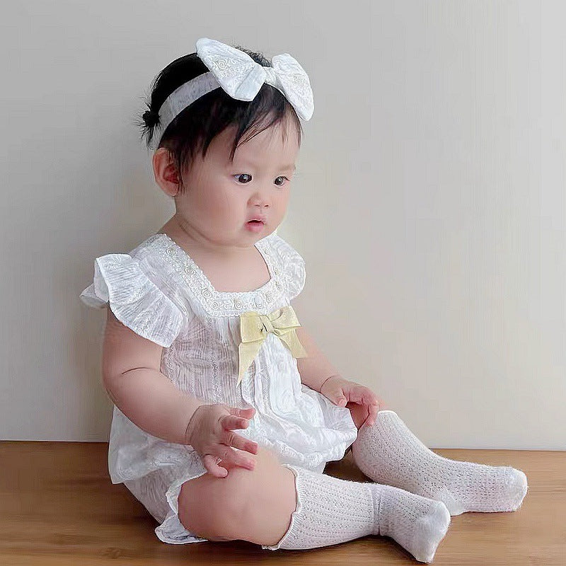 Baby Girl Romper Infant Bodysuit Newborn Triangular Onesie