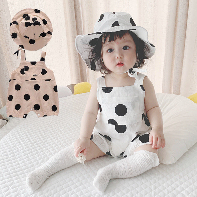 Baby Sleeveless Romper Onesie, Unisex Infant Triangular Bodysuit