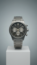 Reloj cronógrafo acero cepillado