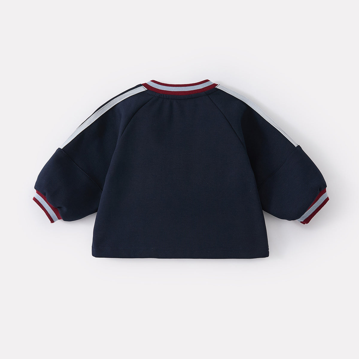 Toddler Ribbon Sport Suit for Boys, Letter Print Top with Casual Pants