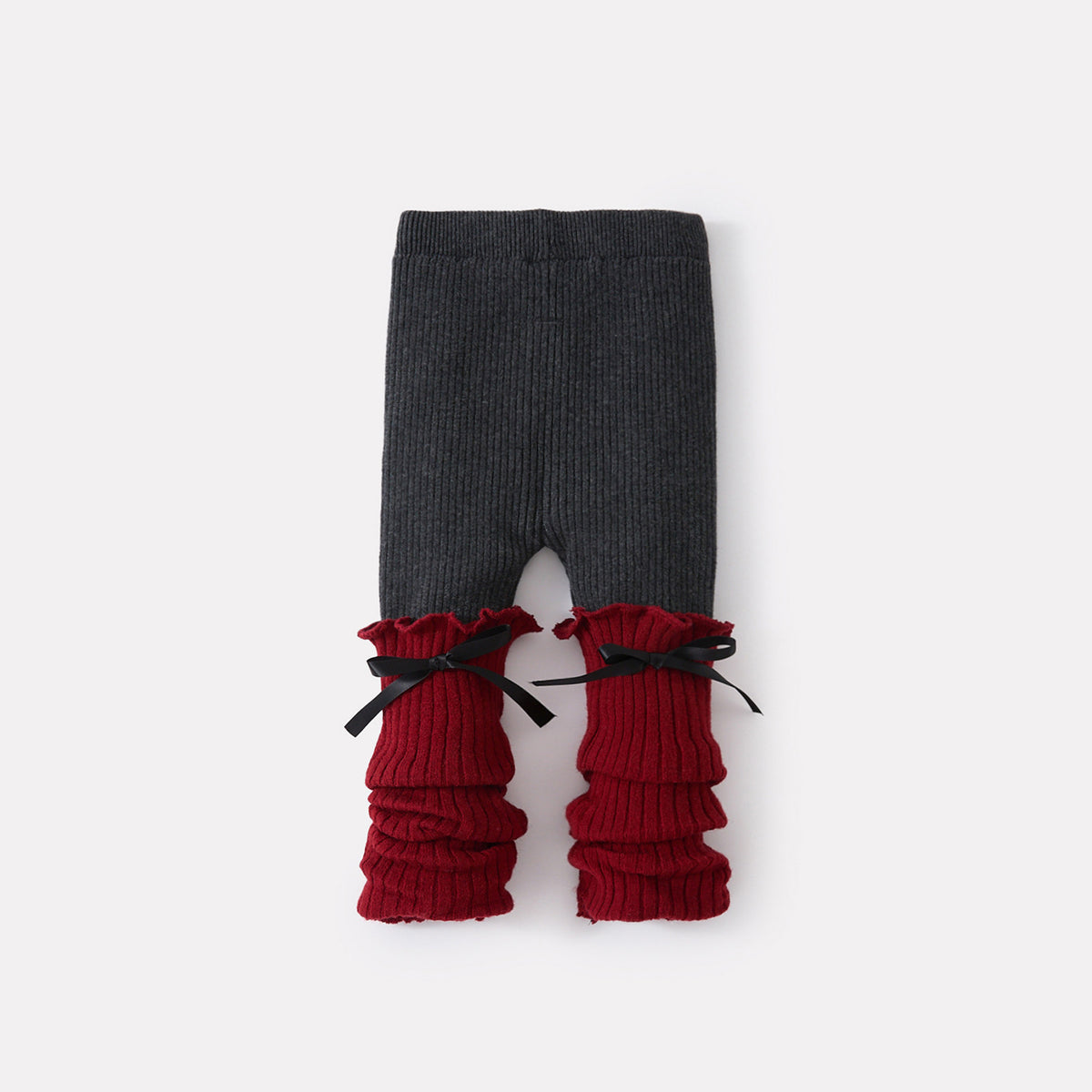 Thickened Fleece-Lined Knitted Pants, Stylish and Versatile Stackable Socks Pants