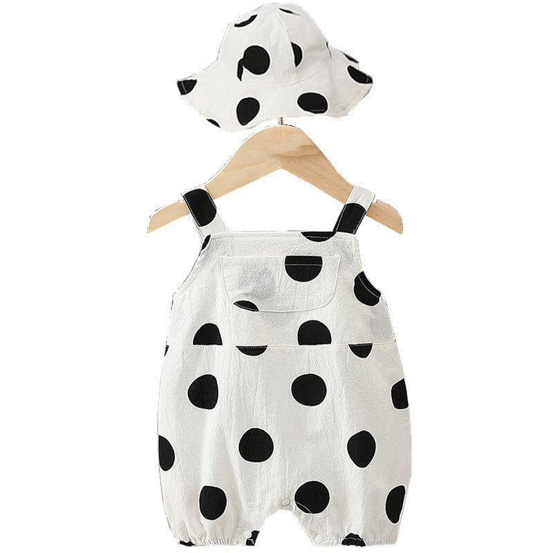 Baby Sleeveless Romper Onesie, Unisex Infant Triangular Bodysuit