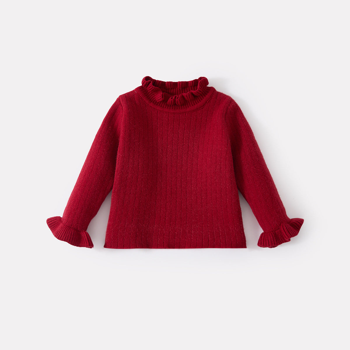Fleece Lined Thickened Vest Dress Set for Baby Girls, Knit Sweater and Dress Two-Piece Outfit