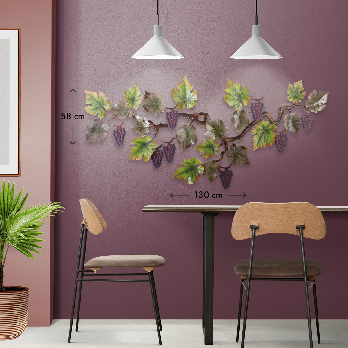 A Lot Of Grapes (Small) - 130X58 Cm