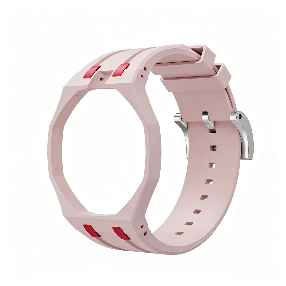Swatch x AP Co branded Oak Bioceramic Modified Case Silicone Strap