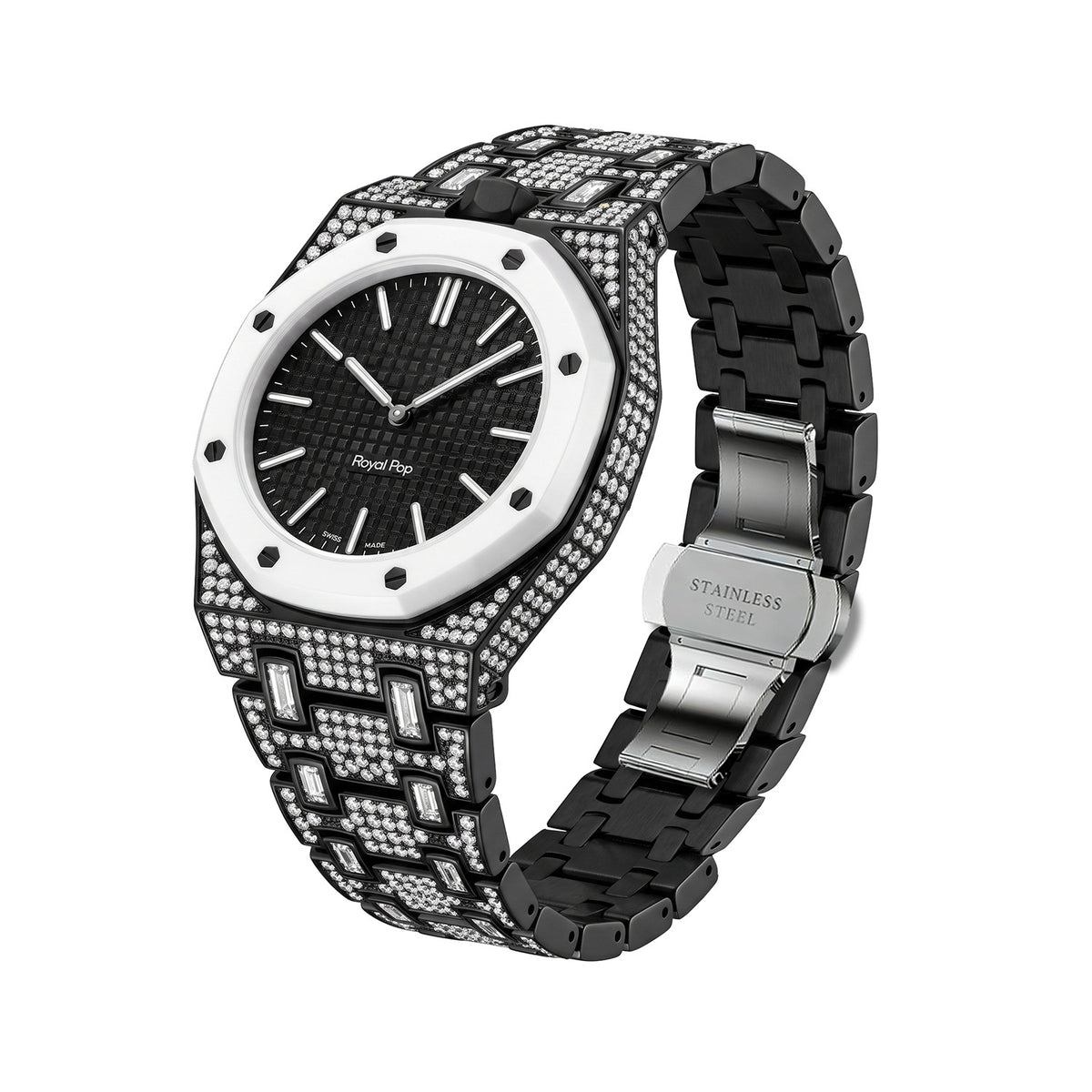 Suitable for Royal Pop Bioceramic Swatch Modified Case AP Case Watch Strap