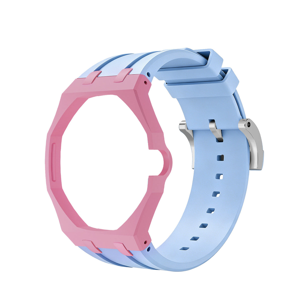 Swatch x AP Co branded Oak Bioceramic Modified Case Silicone Strap