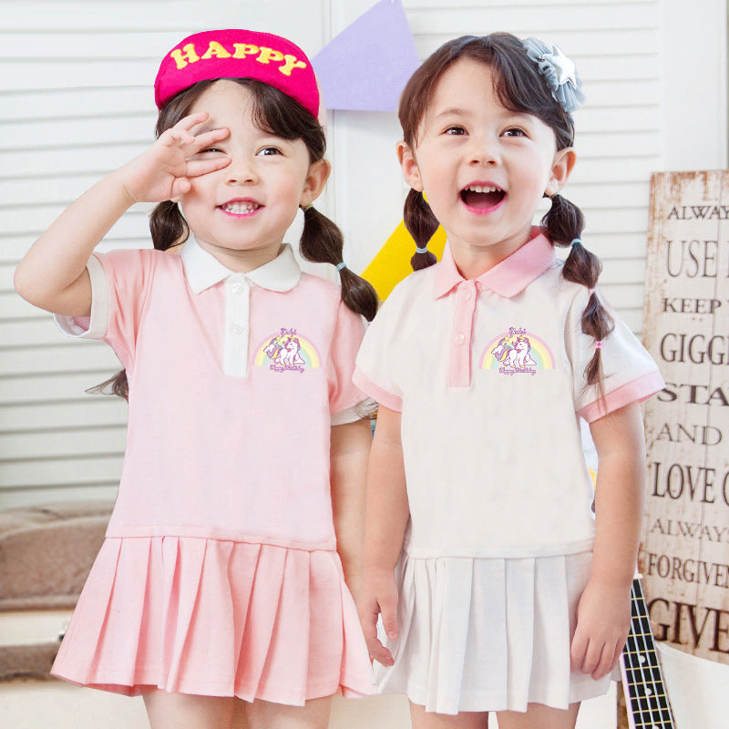Children's summer clothing cartoon skirt unicorn