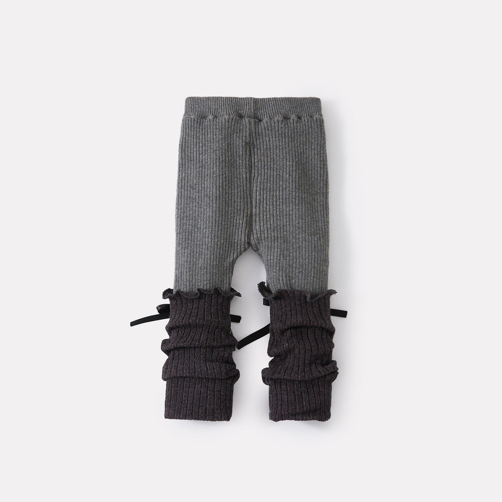 Thickened Fleece-Lined Knitted Pants, Stylish and Versatile Stackable Socks Pants