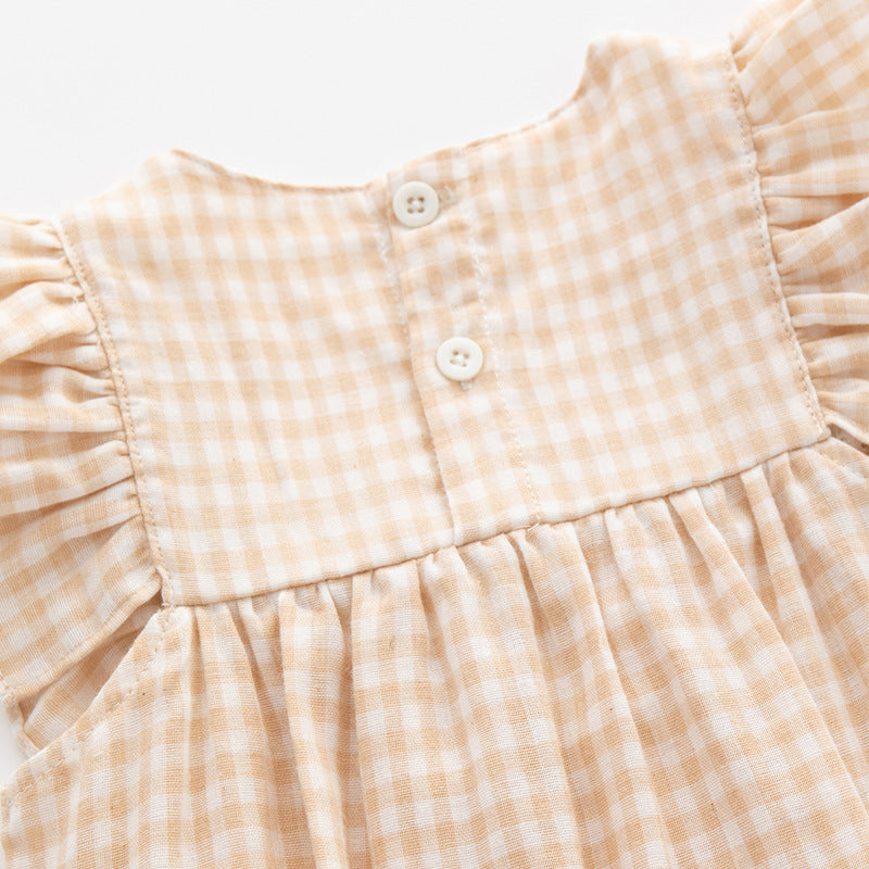 Baby Romper Clothes for Girls, Princess Style Baby Onesie,