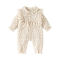 Baby Romper for Girls, Long Legs Infant Clothes, Sweet Style Long Bodysuit