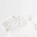 Children's Lace Tulle Dress Birthday Princess Dress First Birthday Baby Romper Sweet
