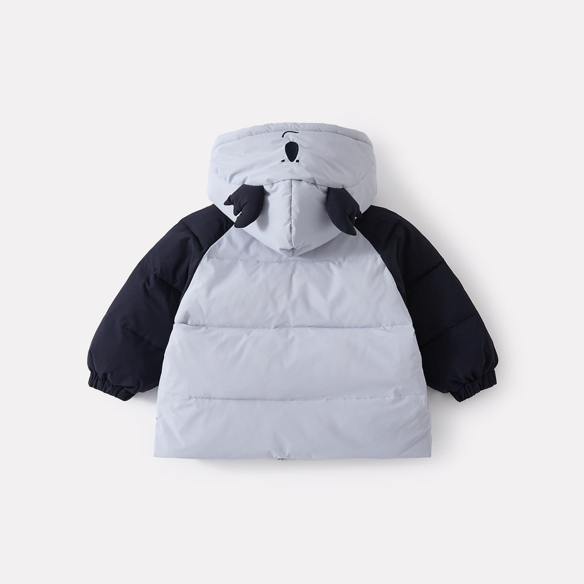 Baby Hooded Cotton Suit Set, Baby Patchwork Cotton Coat with Fleece Lined Thick Pants Two-Piece Set