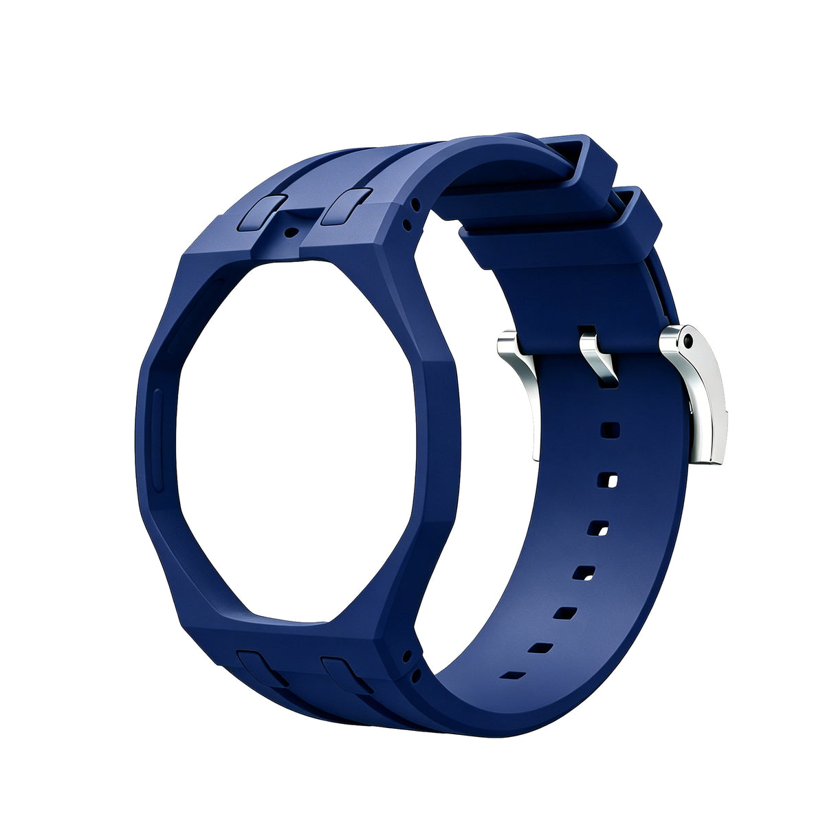 Swatch x AP Co branded Oak Bioceramic Modified Case Silicone Strap