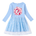 Cotton printed cartoon star dress
