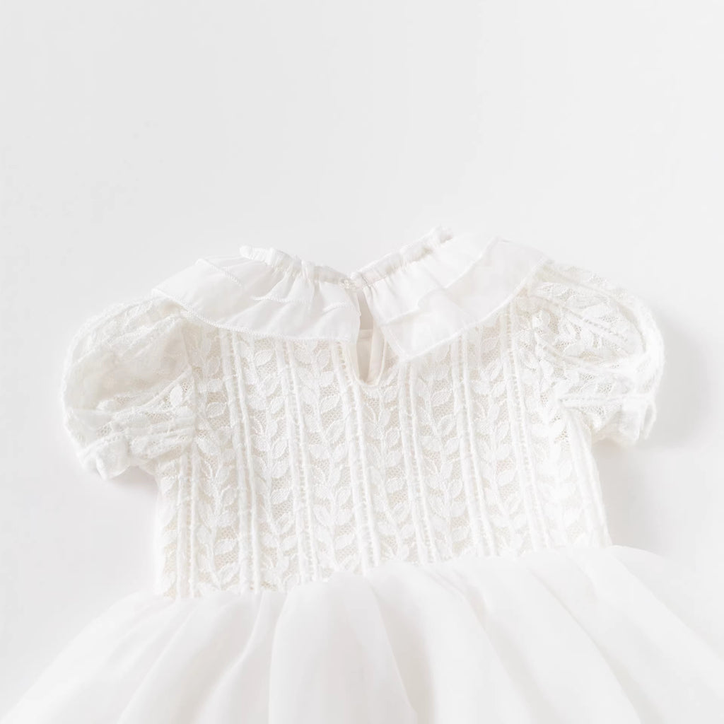 Children's Lace Tulle Dress Birthday Princess Dress First Birthday Baby Romper Sweet