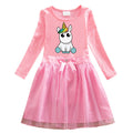 Children's cartoon cotton dress