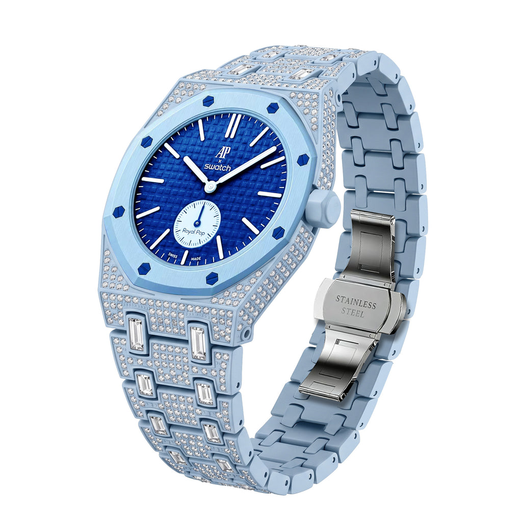 Suitable for Royal Pop Bioceramic Swatch Modified Case AP Case Watch Strap