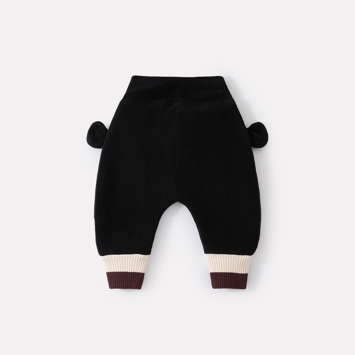 Thickened Fleece Baby Pants with Cartoon Print, Casual and Versatile for Toddlers