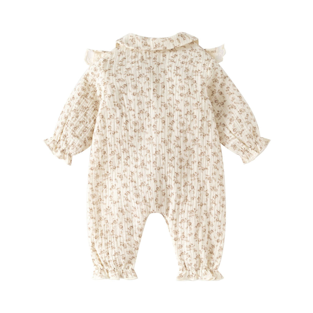 Baby Romper for Girls, Long Legs Infant Clothes, Sweet Style Long Bodysuit
