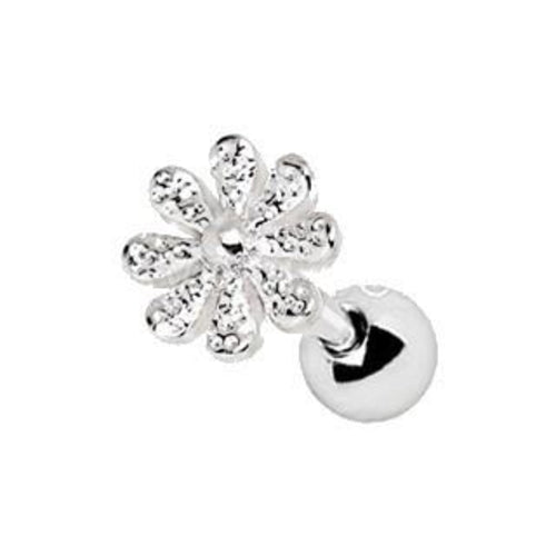 316L Stainless Steel Daisy Flower Cartilage Earring