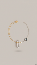 Set collares colgante cristal minimalista
